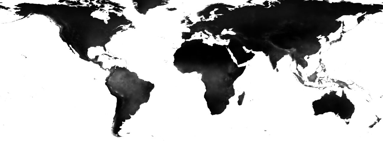 Annual rainfall across the world map